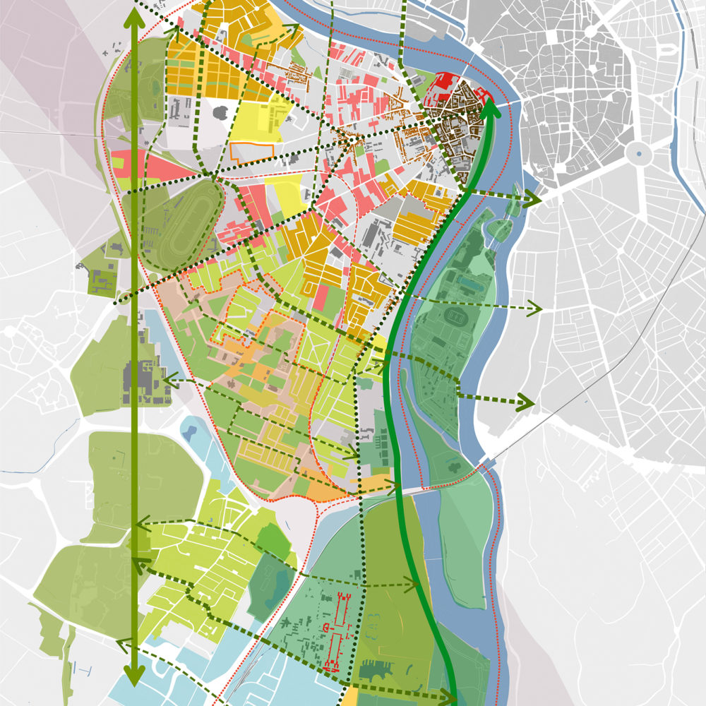 TOULOUSE I ÉTUDE DE DÉVELOPPEMENT URBAIN | Pierre Lascabettes
